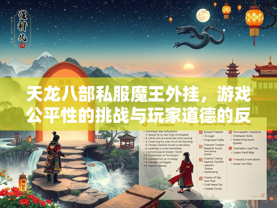 天龙八部私服魔王外挂，游戏公平性的挑战与玩家道德的反思  第3张