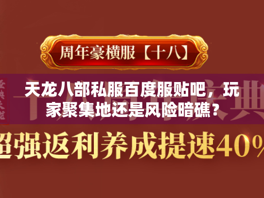 天龙八部私服百度服贴吧，玩家聚集地还是风险暗礁？