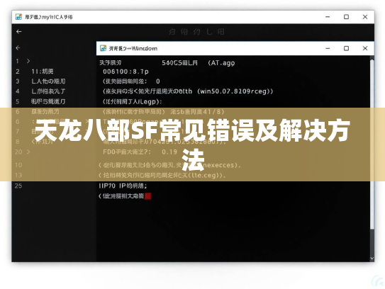 天龙八部SF常见错误及解决方法  第1张