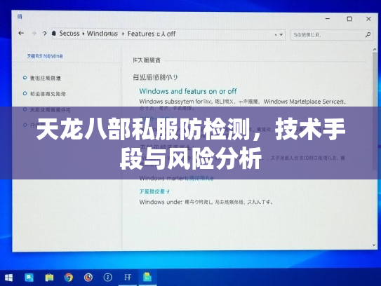 天龙八部私服防检测，技术手段与风险分析  第1张