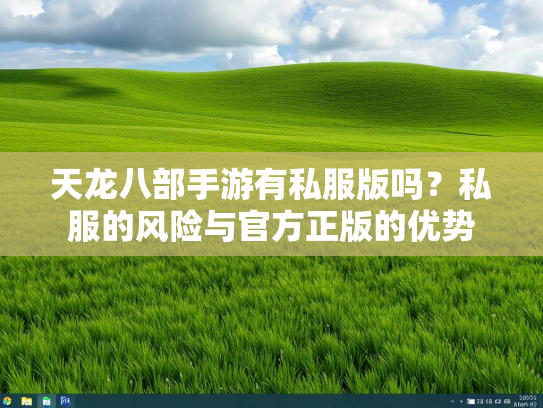 天龙八部手游有私服版吗？私服的风险与官方正版的优势