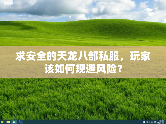 求安全的天龙八部私服，玩家该如何规避风险？