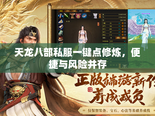 天龙八部私服一键点修炼，便捷与风险并存  第1张