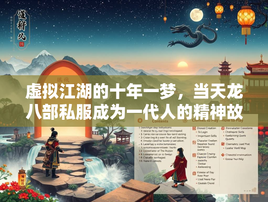 虚拟江湖的十年一梦，当天龙八部私服成为一代人的精神故乡