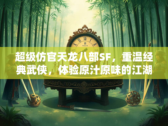 超级仿官天龙八部SF，重温经典武侠，体验原汁原味的江湖世界