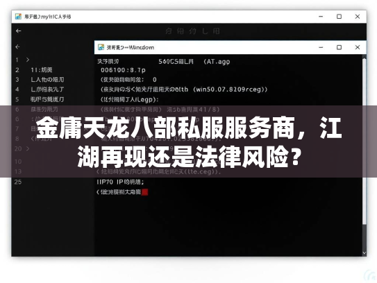 金庸天龙八部私服服务商，江湖再现还是法律风险？  第2张