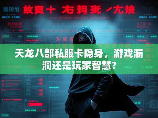 天龙八部私服卡隐身，游戏漏洞还是玩家智慧？