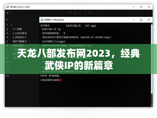 天龙八部发布网2023，经典武侠IP的新篇章  第2张