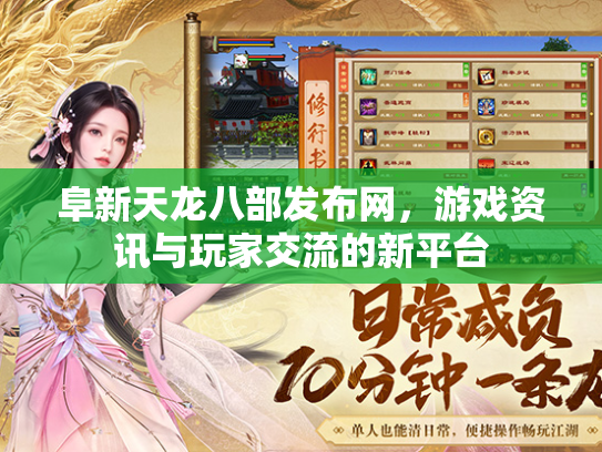 阜新天龙八部发布网，游戏资讯与玩家交流的新平台  第4张