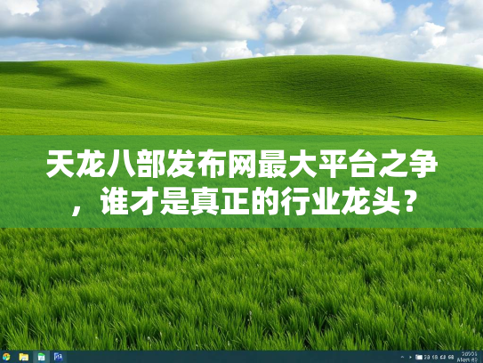天龙八部发布网最大平台之争，谁才是真正的行业龙头？  第1张