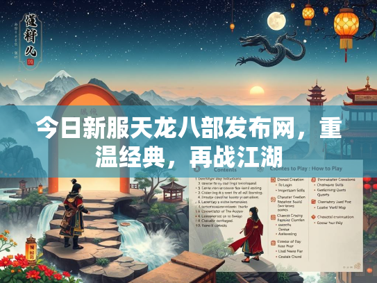 今日新服天龙八部发布网，重温经典，再战江湖  第2张