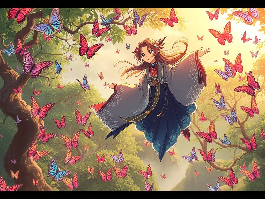 蝶舞纷飞天龙八部私服网，虚拟江湖中的另类体验  第2张