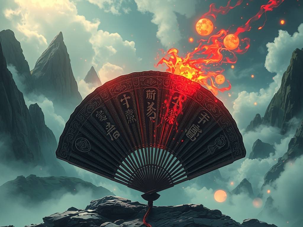 玄铁扇现世，探秘天龙八部私服中的绝世神兵  第4张