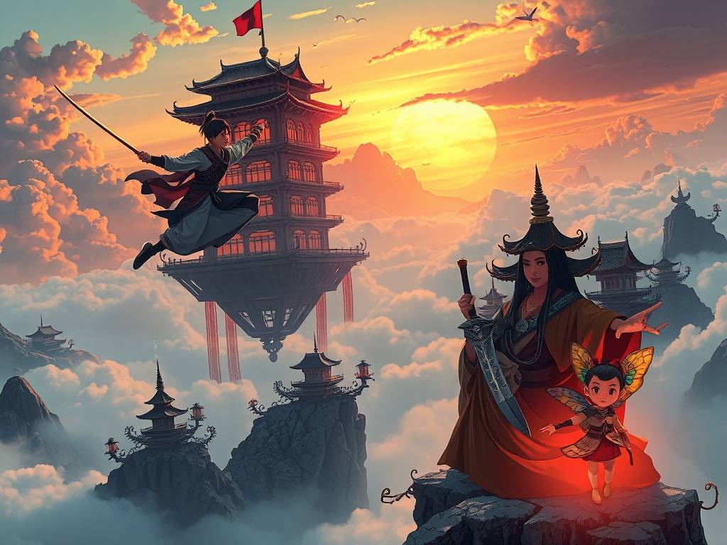 天龙八部SF，重温经典武侠世界的独特魅力(1)