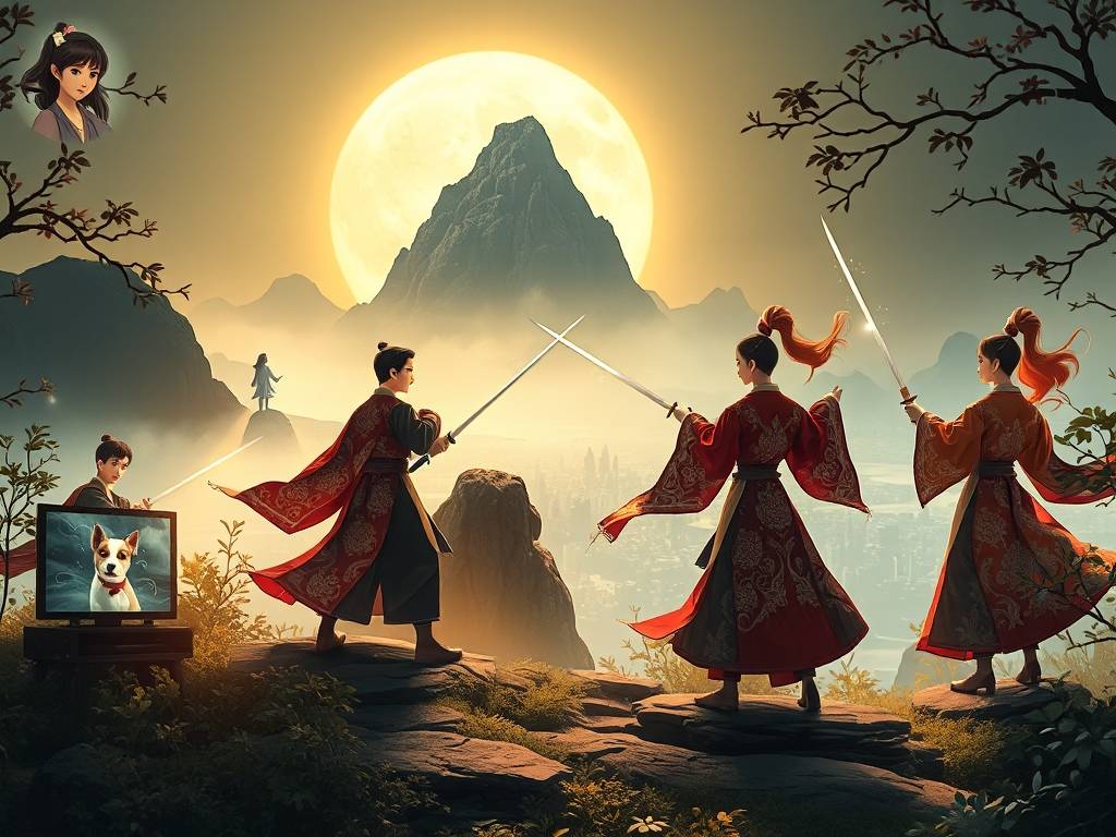 贵州天龙八部SF，武侠情怀与虚拟江湖的交织(1)