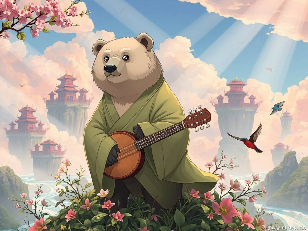 天龙八部SF小熊，虚拟江湖中的温情守护者
