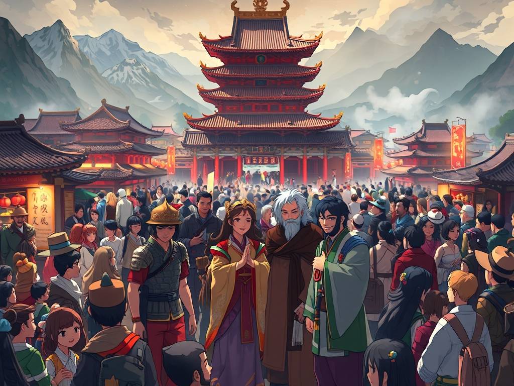 人多的天龙八部私服，为何玩家偏爱热闹的江湖？  第5张