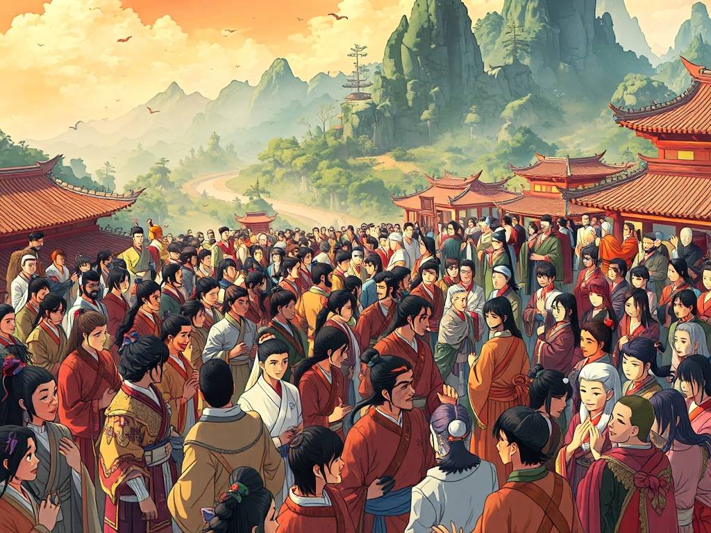 人多的天龙八部私服，为何玩家偏爱热闹的江湖？  第2张