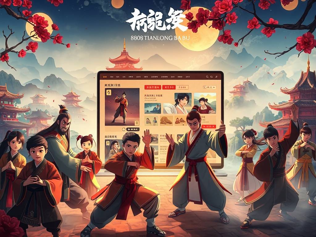 888天龙八部发布网，经典武侠游戏的数字传承