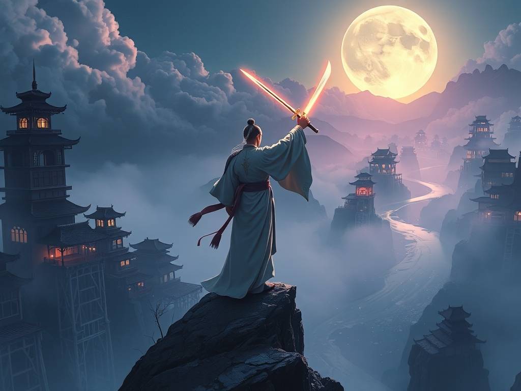 天龙八部刀客SF，虚拟江湖中的刀光剑影