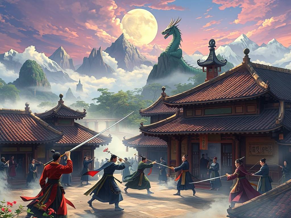 龙门客栈与SF天龙八部，武侠世界的现实与幻想交织  第2张