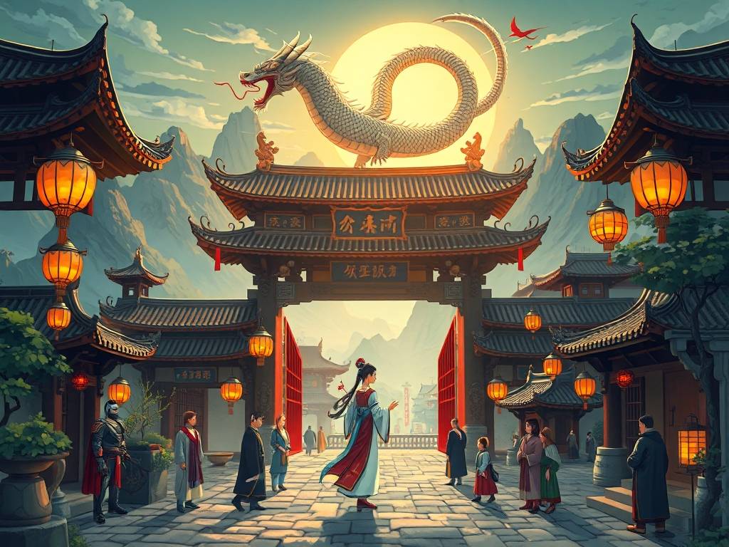 龙门客栈与SF天龙八部，武侠世界的奇幻碰撞  第2张