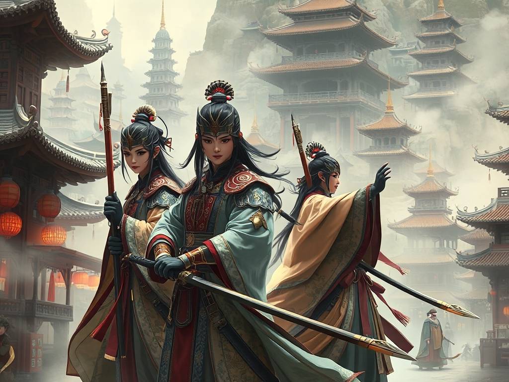 天龙八部SF国韵，经典武侠IP的现代演绎与国风传承  第2张