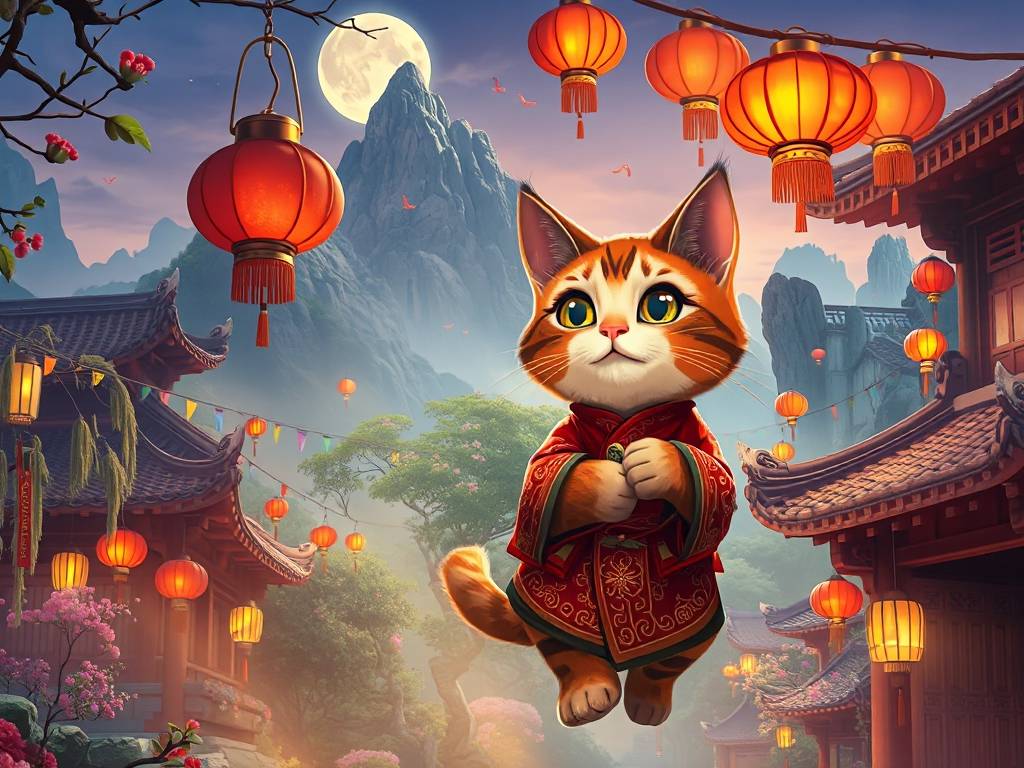 猫猫与天龙八部私服网，游戏世界的奇妙邂逅  第4张