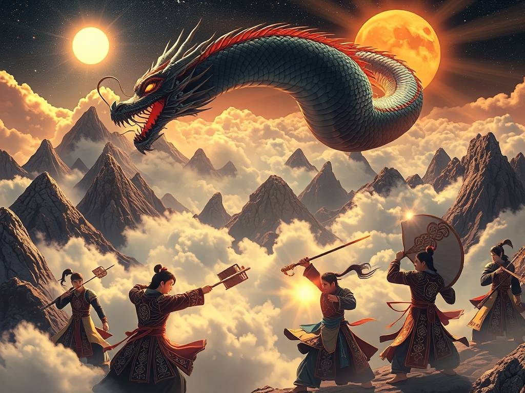 史诗天龙，探索天龙八部SF的武侠传奇