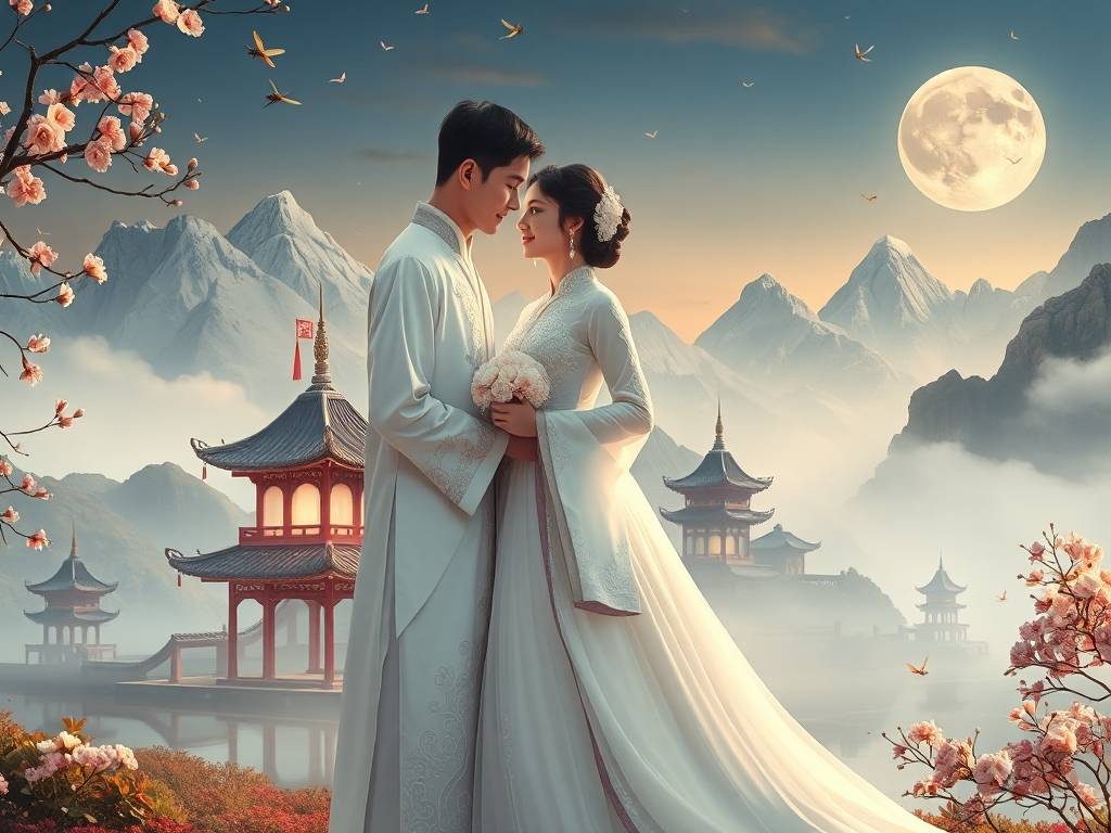 天龙八部私服婚纱照，虚拟江湖中的浪漫传奇