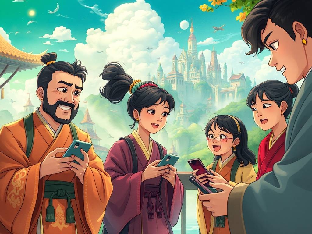 天龙八部SF家族群聊与朋友圈，虚拟江湖中的真实社交