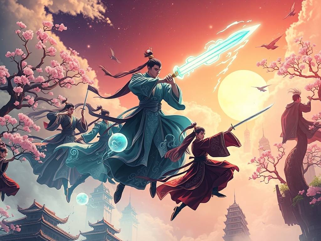 天龙八部SF图片，虚拟江湖的视觉盛宴与版权迷思