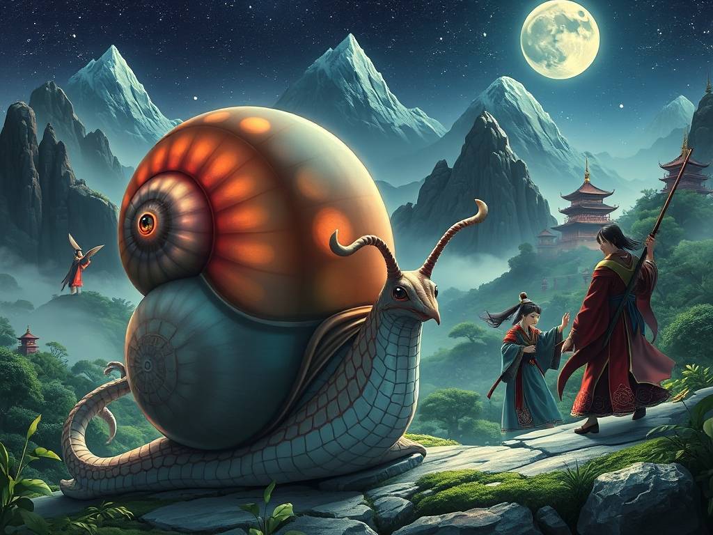 蜗牛珍兽与天龙八部私服，虚拟江湖中的独特魅力