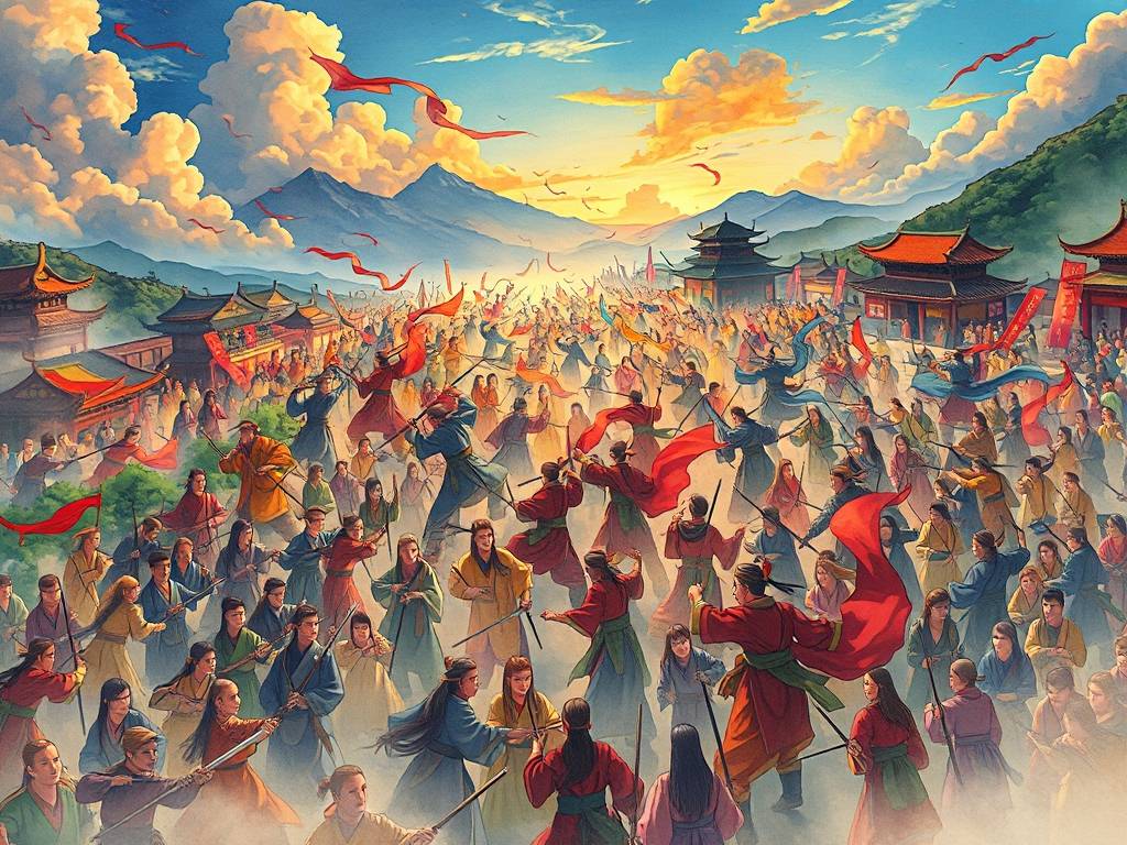 天龙八部SF，万人同服的热闹江湖，好玩人多的武侠世界